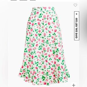 J crew midi skirt